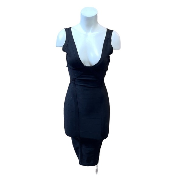 Marciano Black Paradise Bandage Dress Size XS - Picture 2 of 10